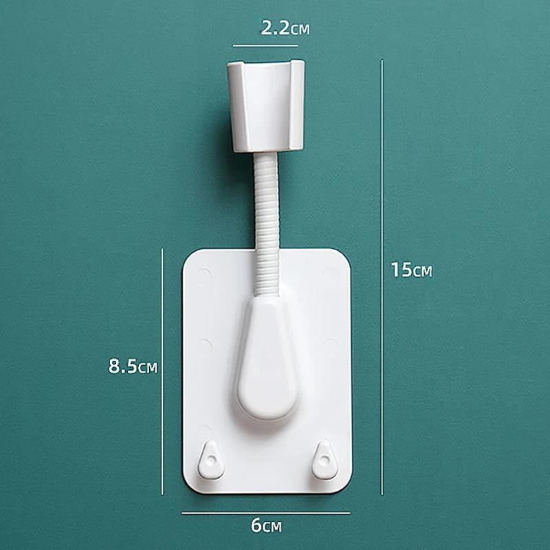 Duschkopfhalterung ohne Bohren Kreative Raupe Silikon-Saugnapf Hängende Düse Abnehmbarer Festsitz Duschzubehör