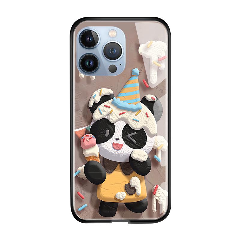 Tempered Glass Phone Case For iPhone 11 12 13 14 15 16 17 Redmi 10 12 14C Note10 Note14 Xiaomi 11Lite PocoC75 Soft Edge Shockproof Smooth Shell