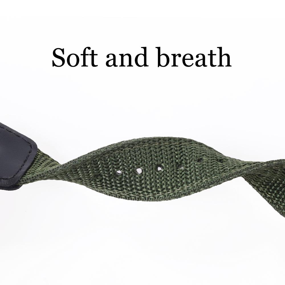 18mm Nylon Armband Canvas Casio Uhrenarmband für Casio W800H Herrenfür Casio AE-1200WH/SGW-300/AQ-S810W/F91W Konvexes Armband