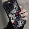 Bat Rose iPhone 17/17 Pro Max Case: Customized Personality Design, Compatible with 13/14 Pro/12
