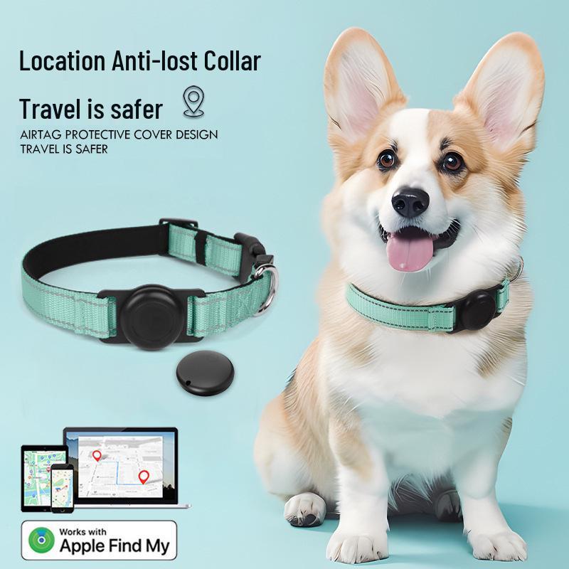 Pet Tracker GPS Collar: Cross-Border iOS & Android Airtag Locator