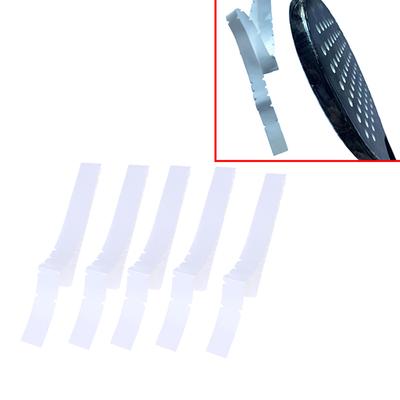 New Tennis Racket Paddle Head Protection Tape Transparent Edge Coverage Reduce Friction Sticker TPU Protection Tape Sports Parts