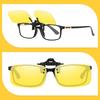[Vimbloom] Clip-on Sunglasses for Night Driving - Polarized, for Night Driving, Blocks Car Lights and Glare, Flip-up Style, Prescription Lenses