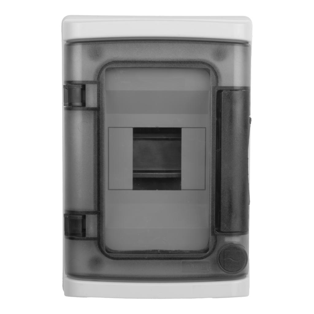 Rozdzielnica Natynkowa Hight Ip65 4 Modułowa Drzwi Transparentne 1X4