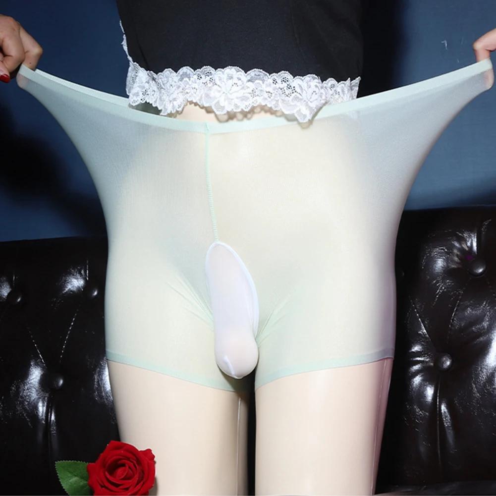 Man Summer Ultra Thin Panties Erotic Lingerie Gay Sexy Transparent Mesh Boxer Brief See Through Underpant High Elastic Underwear