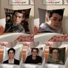 D-Dylan O Brien Kissenbezug, milbenabweisend, mit unsichtbarem Reißverschluss, für Schlafsofa