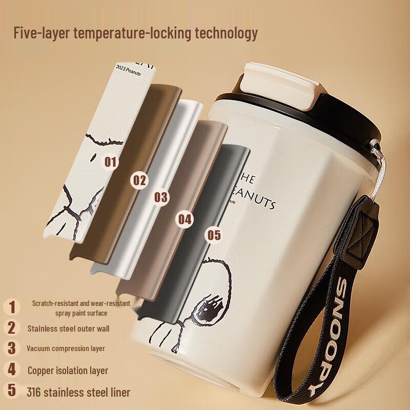 Snoopy Americano Coffee Tumbler