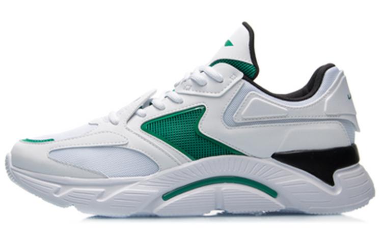 Li Ning Li Ning Коллекция для бега Устойчивые к истиранию Дышащие Низкие кроссовки для бега Мужские Белые ARHQ093-1 39