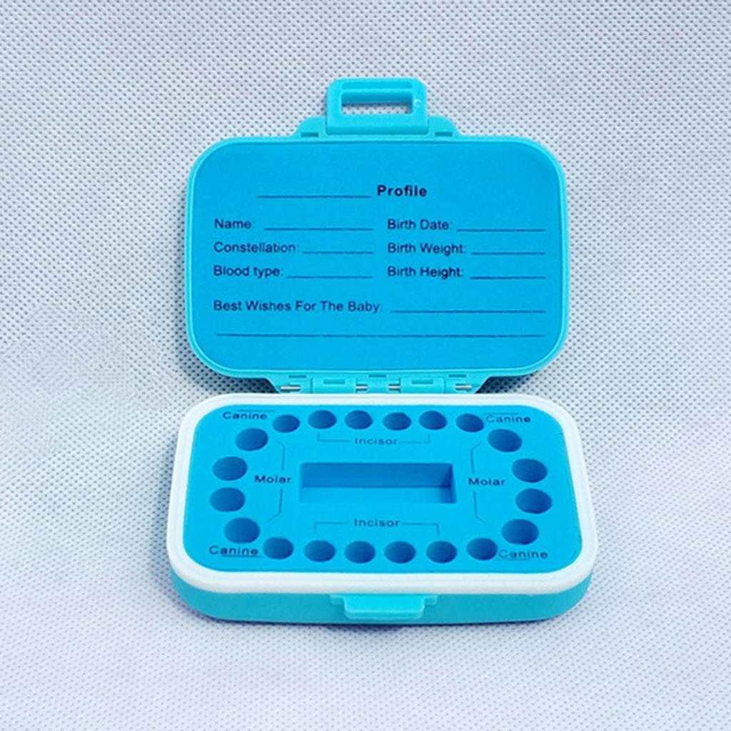 Úložná krabička na dětské zoubky Památka na držák ztracených zubů Plastové pouzdro na dětské zoubky Baby Shower &