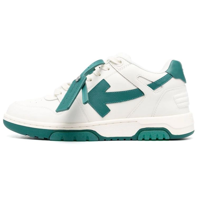 

Off-White Out of Office White Green Men Sneakers OMIA189F22LEA001-0155 40