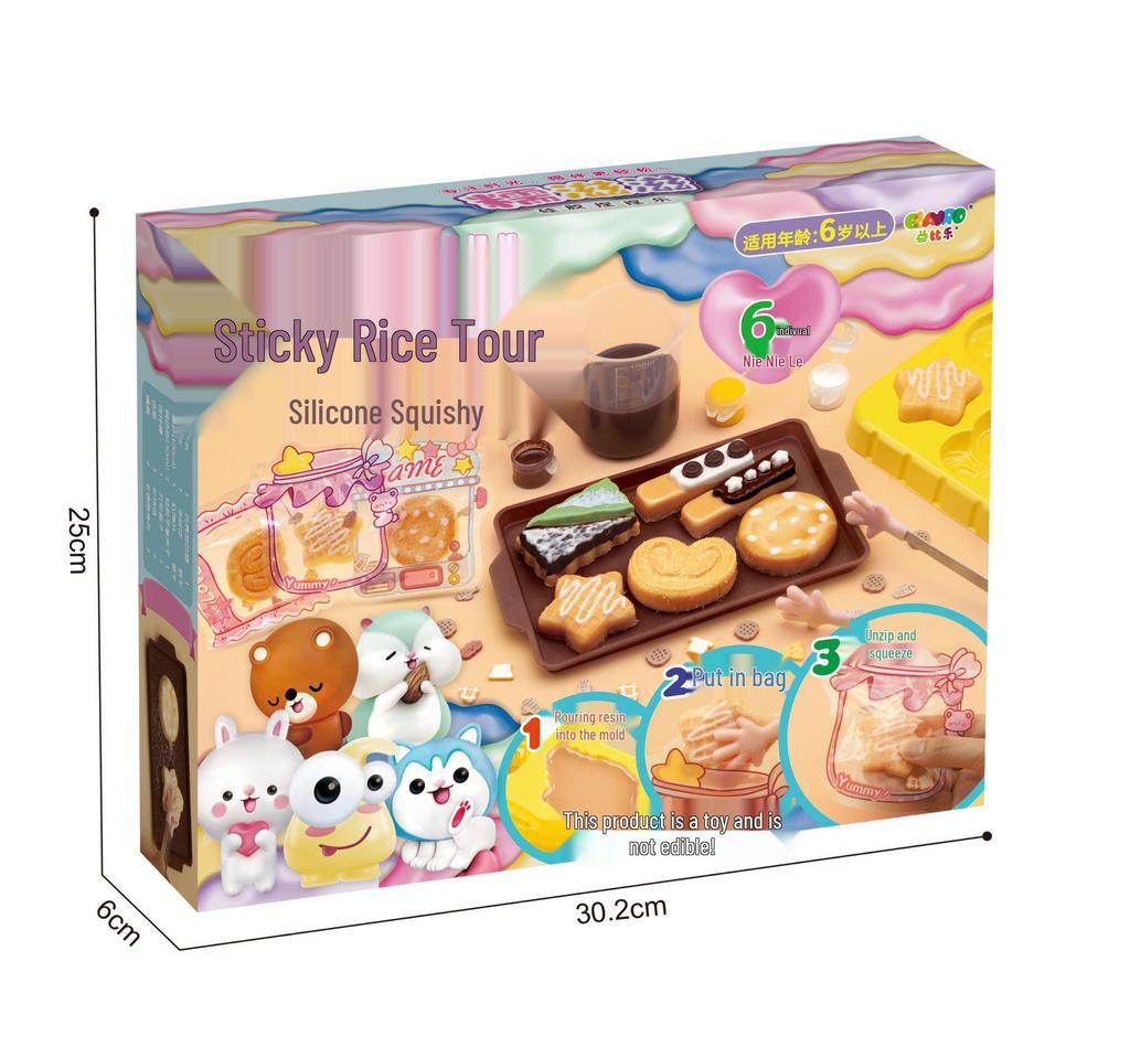Yibile Mini DIY Pig Trotters Rice Handmade Simulation Dish Toy Set
