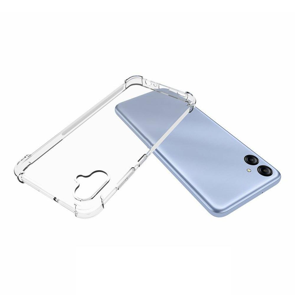 Handy-Rückseite für Samsung Galaxy A04e 4G/F04 4G/M04 4G, Superklare Weiche TPU-Handyhülle Rutschfeste Handyhülle