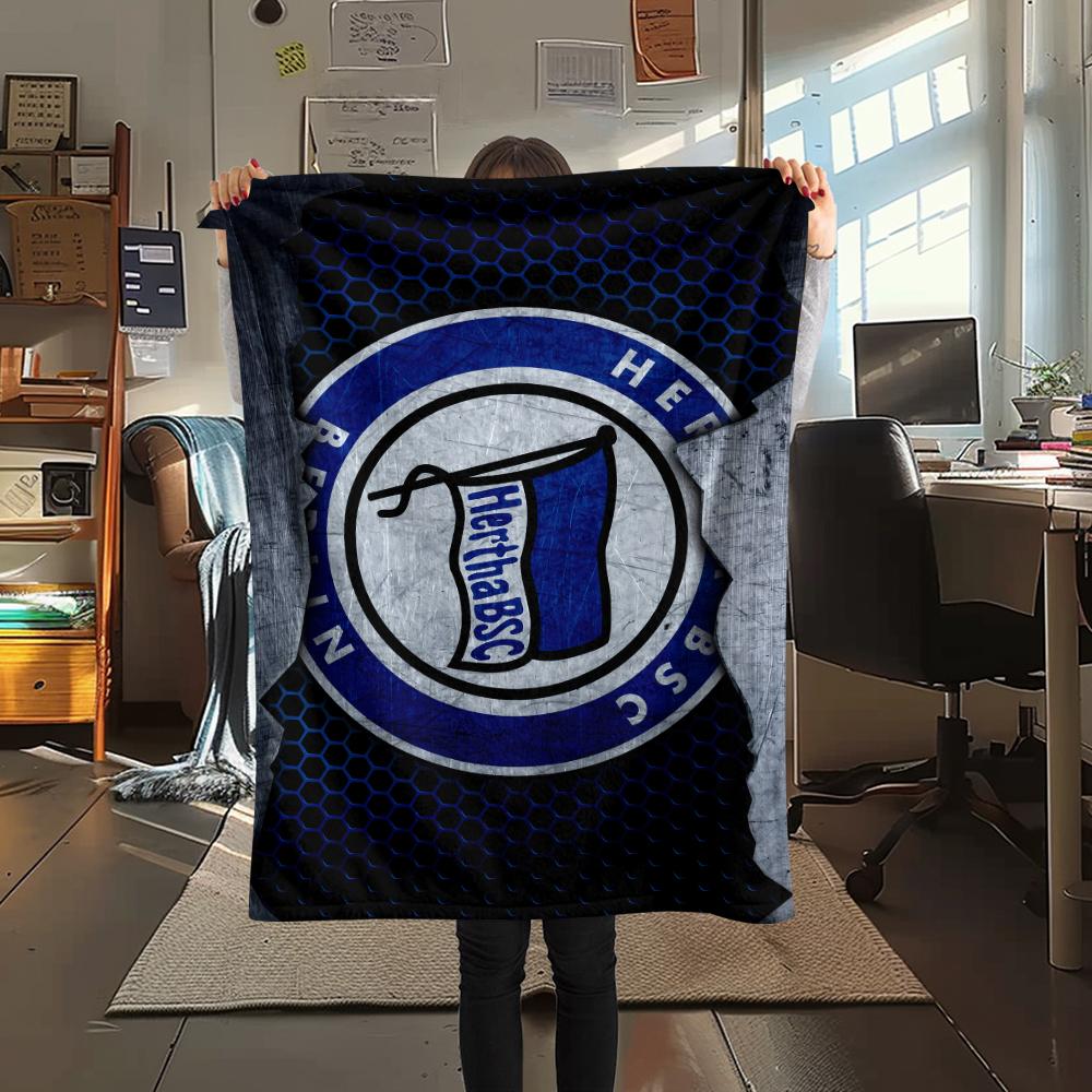 FootBall Club Print Flannel Blanket,High quality Comfortable for All Seasons,Home Decor,Warmth and Comfort,Perfect for Christmas Gifts