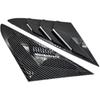 for Hyundai Sonata 2015 2016 2017 2018 2019 Racing Style Rear Side Window Louvers Side Window Scoop Covers Vent Auto Exterior Decoration Accessories