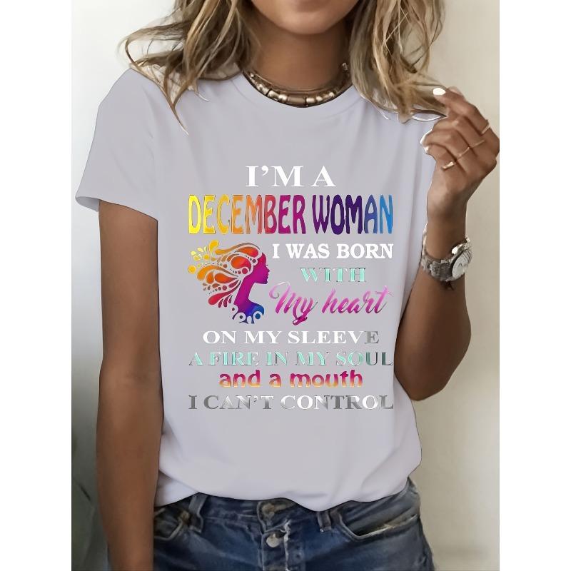 

Women S T-Shirt - Funny I m a Sagittarius Slogan, Short Sleeve Top for Sagittarius Season- Funny Astrology Gift for Women 4XL білий