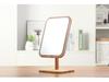 Double-Sided Magnifying Makeup Mirror - European-Style, Simple Solid Wood Design, HD Beauty Salon Mirror