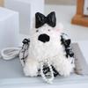 White Highland West Terrier Dress Keychain Dog Plush Toy Pendant Decoration