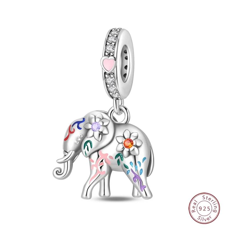 Firefly Cute Cats And Dogs Beaded Copper Pendant Suitable For Original Charms Bracelet Diy Exquisite Women Jewelry