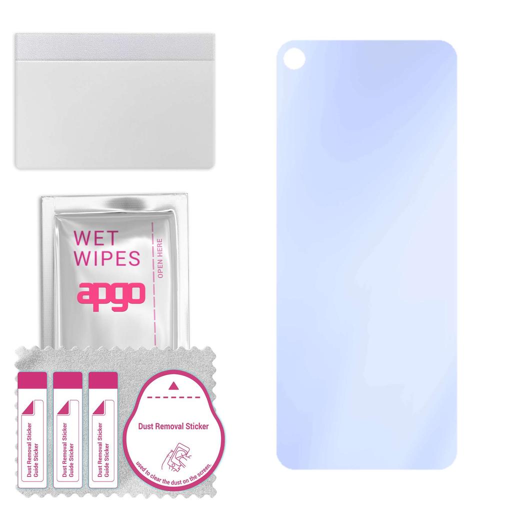 apgo Ultra-Clear 9H Hybrid protective glass compatible with Motorola One Action, flexible nano glass, great replacement for tempered glass, scratch-re