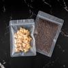 Frosted Transparent Plastic Bag Waterproof Flat Bottomed Self Sealing Pouchs Used for Jewelry Mobile Phone Accessories Candy Snacks Tea Storage Bags