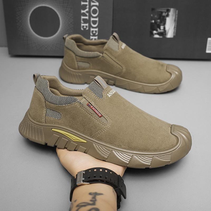 

Весна и осень дышащие повседневные универсальные износостойкие рабочие с одной педалью мужские легкие с мягким дном без стали Baotou Construction Site Labor Pr 39