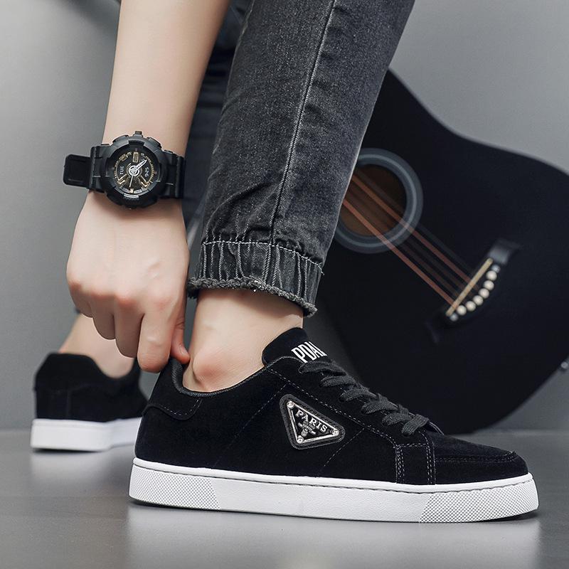 Dexun Men's Black Non-Slip Wear-Resistant Casual Shoes - Trendy Autumn Style 885