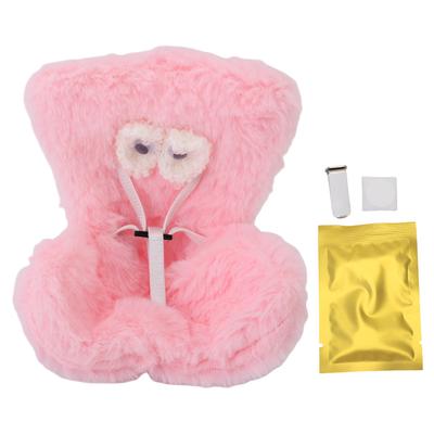 Doll Car Seat for Car Air Vent Cute Functional Soft Furry Safety Car Seat Ornament Decoration Display Pink