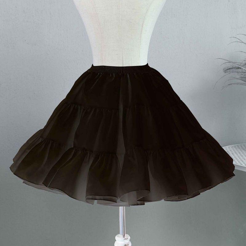 Lolita Adjustable Puffy Crystal Yarn Petticoat Underskirt