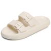 Herren und Damen Bequeme und Weiche Indoor- und Outdoor-Hausschuhe Verstellbare EVA-Flachsandalen mit Doppelschnalle