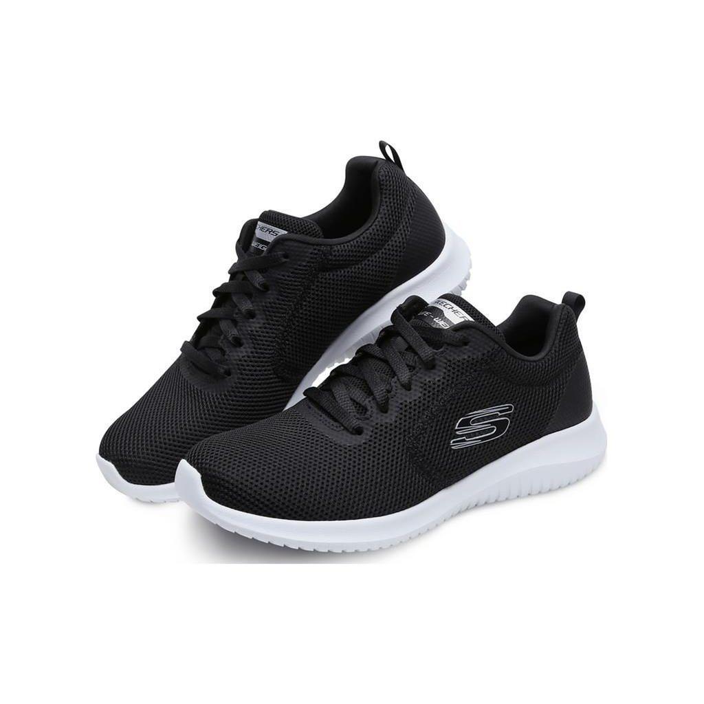 Skechers Cushioning Abrasion Resistant Breathable Cushioning Abrasion Resistant Breathable Low Top Sports Casual Shoes 12846-BKW