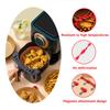 1Set Air Fryer Magnet Silicone Buckle for Holding Down Air Fryer Parchment Paper Lock Disposable Liners Prevent Paper to Burn