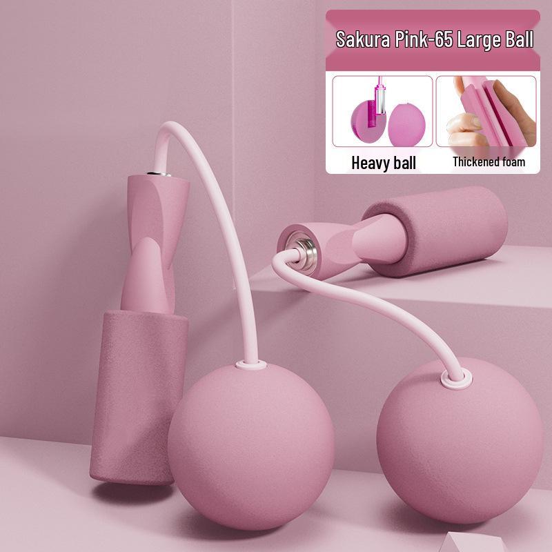 Hot-Selling Dual-Use Jump Rope: Load-Bearing, Ball-Weighted, Corded/Cordless, Silent for Indoor Use