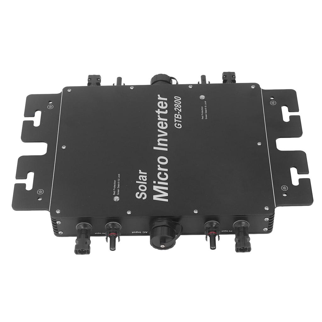 2800W Solar Grid Tie Inverter MPPT Power Micro Inverter with WiFi Control IP65 Waterproof