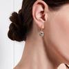 Design Sense Exquisite Black Camellia Pendant Flower Earrings 2026 New Jewelry Party Girls' Luxury Accessories For Women's Gift