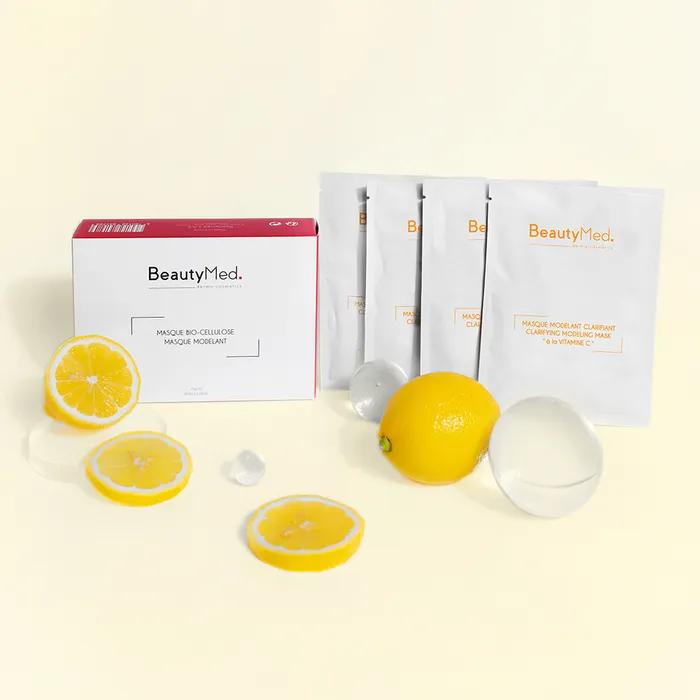 Vitamin C Modeling Face Mask Pack 25g x4 Set (with Spatula)