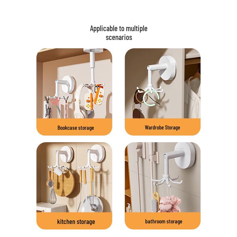 Meiliya Multi-functional Rotating Suction Hook