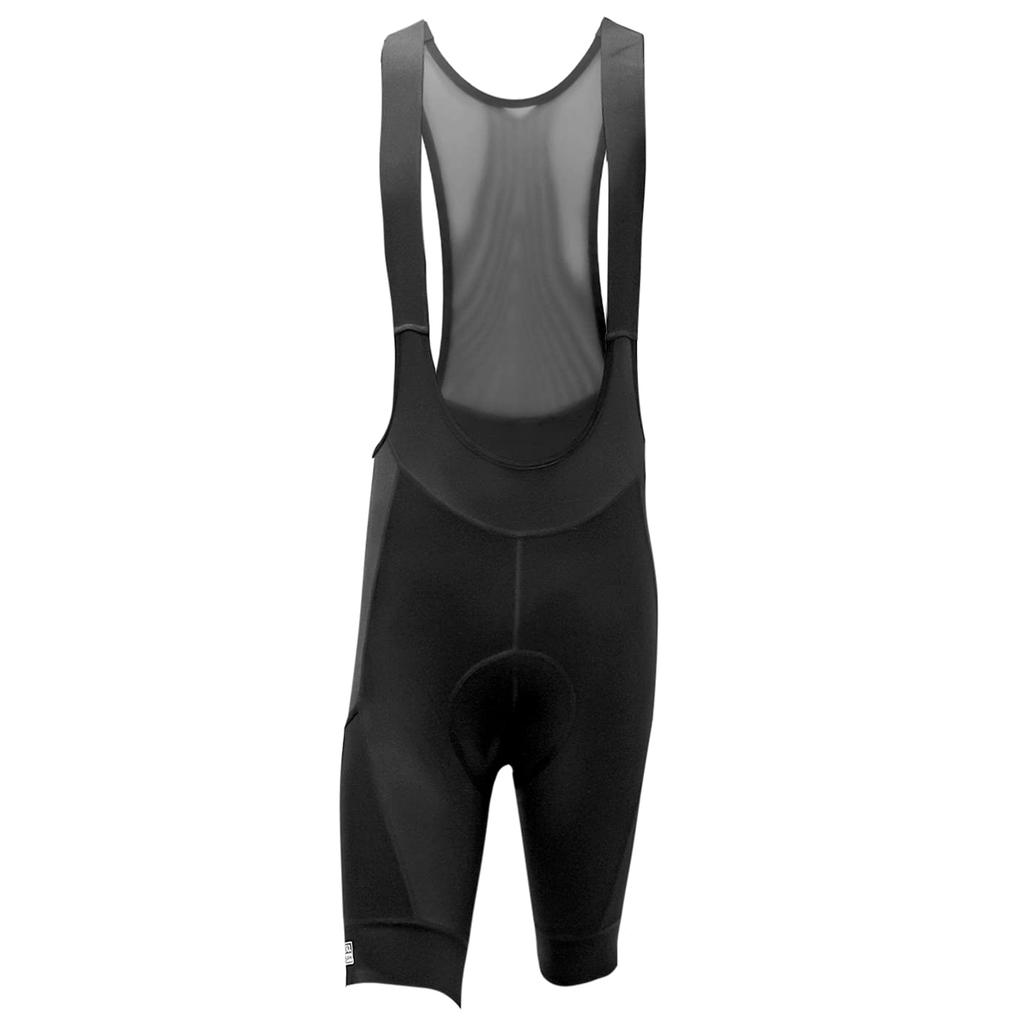 Gorix Men's Summer Bib Shorts (GW-BTMega) with Extra-Thick 3D Mega Pad, Side Pockets, and Mesh Back, Size M