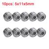 10pcs Inline Roller Skate Bearing 8x22x7mm 608rs ABEC-9 Roller Skate Wheel Bearings Deep Groove Precision Bearing for Skateboard