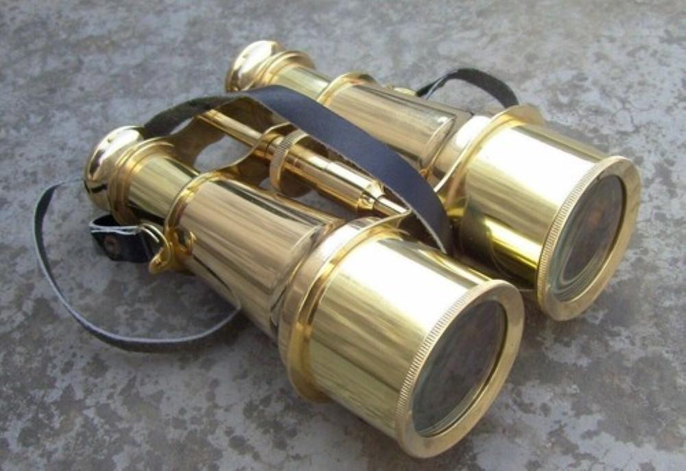 Antique Brass Binocular Maritime Vintage Gift Nautical Monocular Telescope Gifts