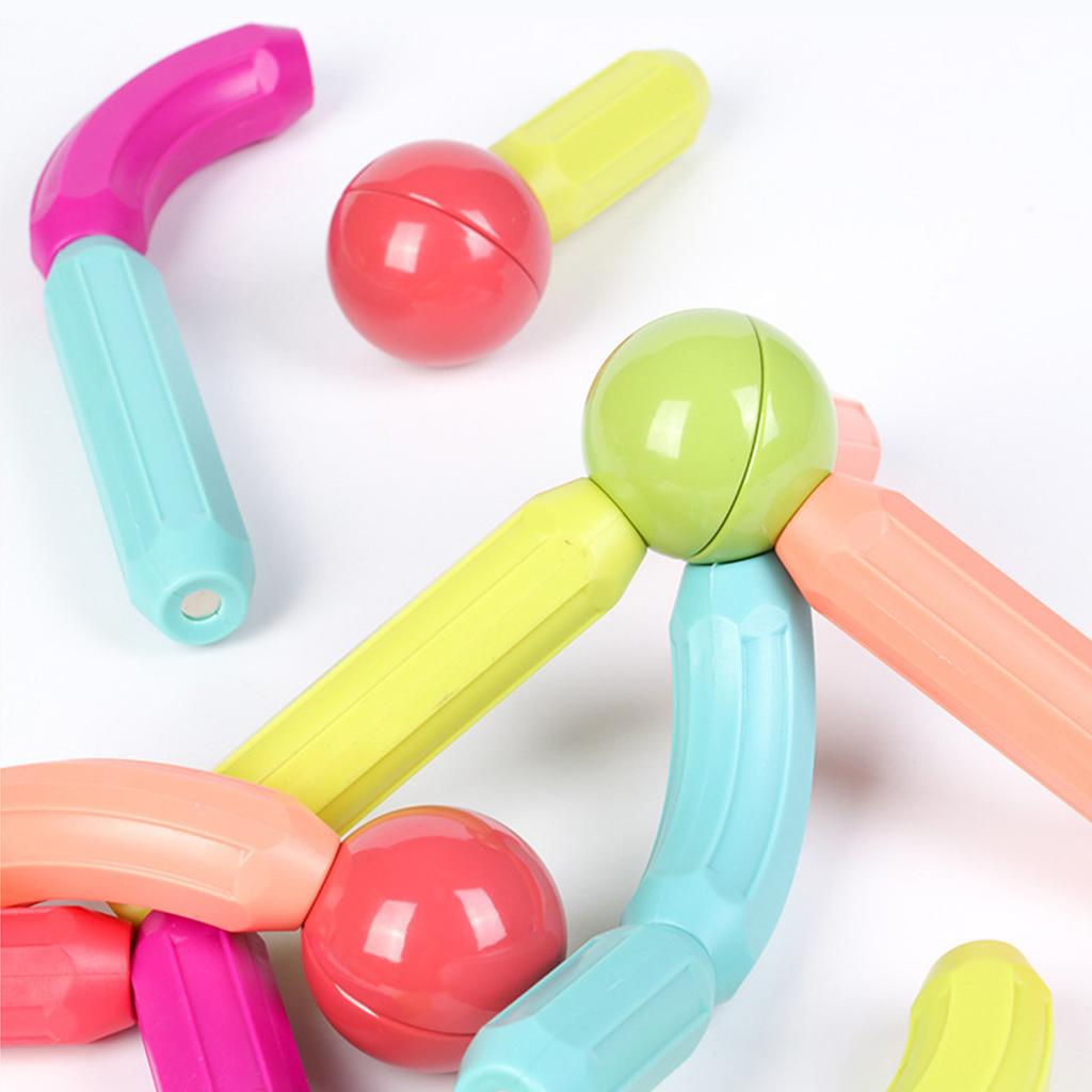 Magnetic Sticks Building Toys Creativity Educational Interactive Magnetic Building Sticks Blocks