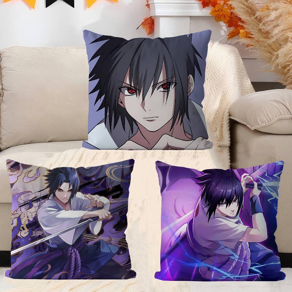 Sasuke Decorative Room Aesthetics Pillow Case Home Decor Bedroom Sofa Bed Couch Pillow Cover 45x45