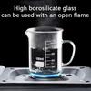 50-1000ml High Borosilicate Glass Measuring Cup Heat-resistant Laboratory Beaker With/Without Handle Scales Mug Measuring Tools