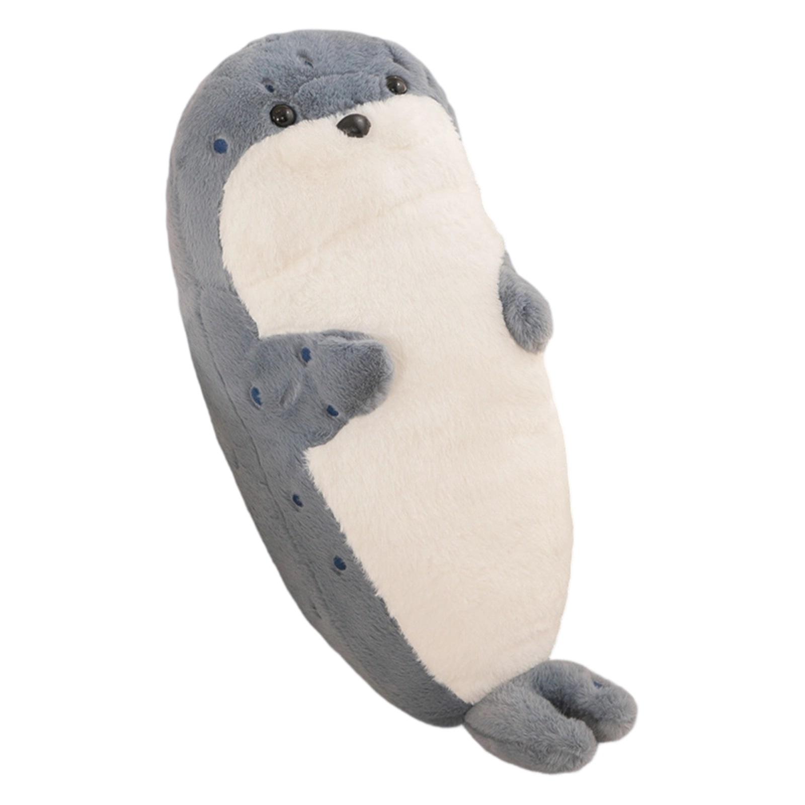 

70cm Plush Seal Toy Soft Ocean Animal Pillow Stuffed Sea Creature Cushion Comfortable Sleep Companion Gift for Kids and Adults One Size