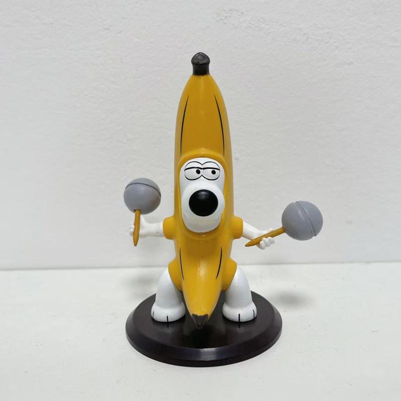 10Cm Anime Family Guy Banana Dance Brian Stewie Action Figures Desktop Ornament Toys Window Display Toy Collectible Fun Gifts