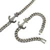 Mens Viking Anchor Titanium Steel Bracelet Retro Bold Fashion Accessory