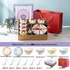 Ru Han Chinese 'A Path of Blooming Flowers' 6-Person Bone China Dinnerware Gift Set