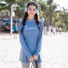 Women's Two-Piece Long Sleeve Quick-Dry Surfing Suit with Sun Protection