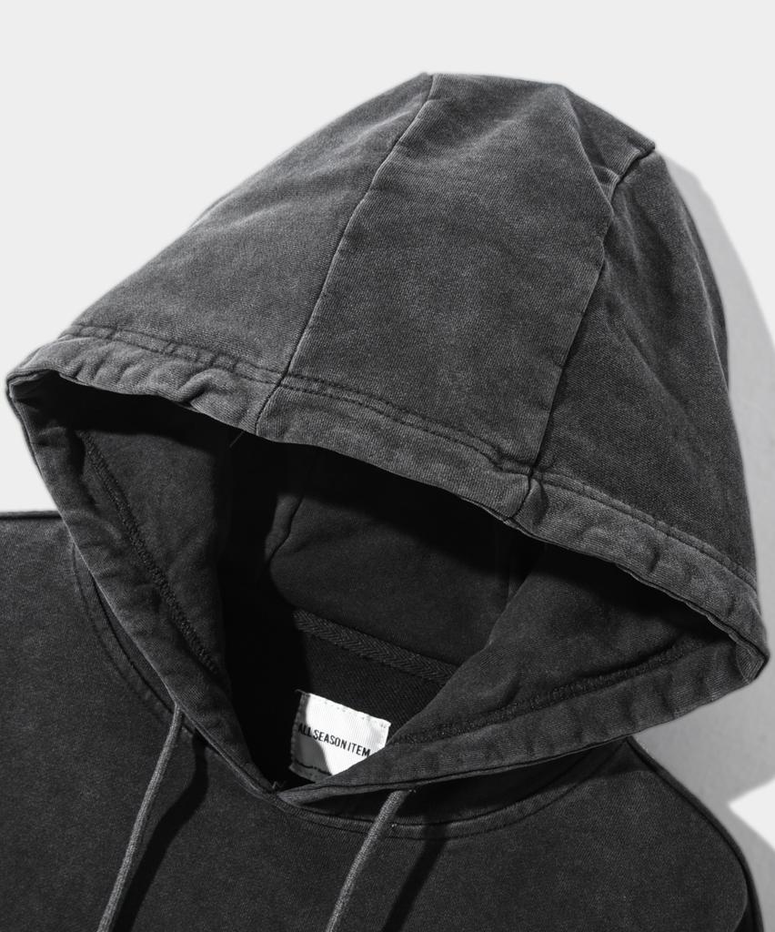[Crop Selection] Asi Four Seasons Essential Sweat Hoodie_Pigment Charcoal