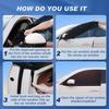 Tallew 4 Pcs Car Window Shades Screen Breathable Car Side Windows Shades Cover Mesh Front Rear Sun Universal Side Automotive Cover For Protection