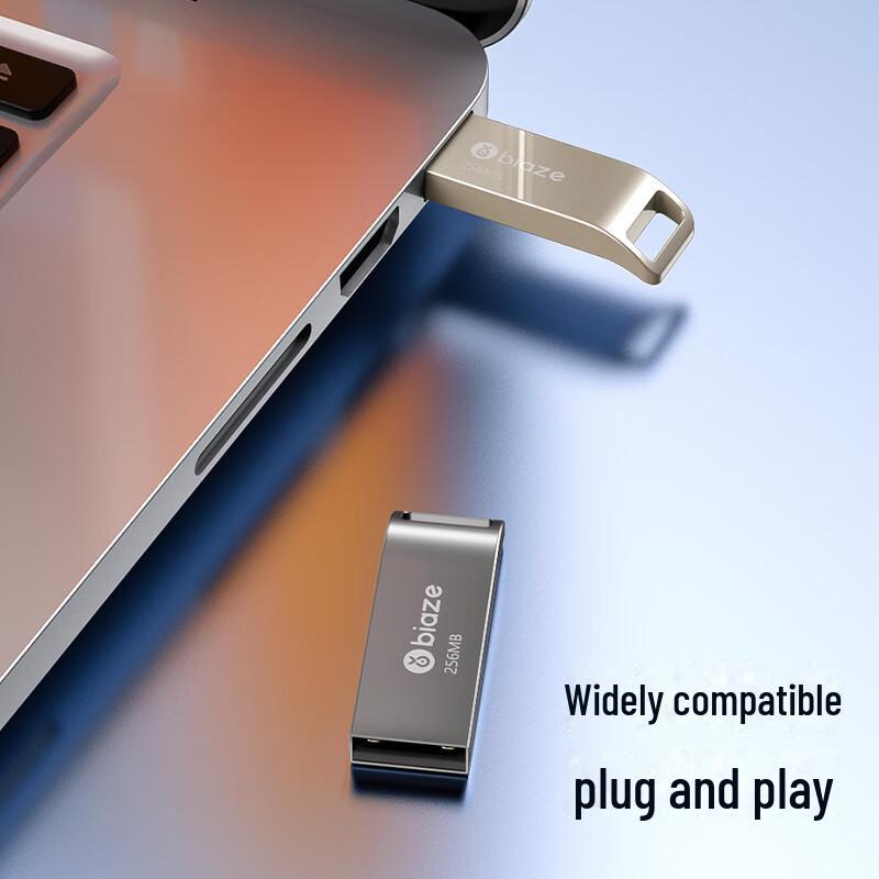 Biaz 4GB USB 2.0 Waterproof Metal Flash Drive - 10 Pack